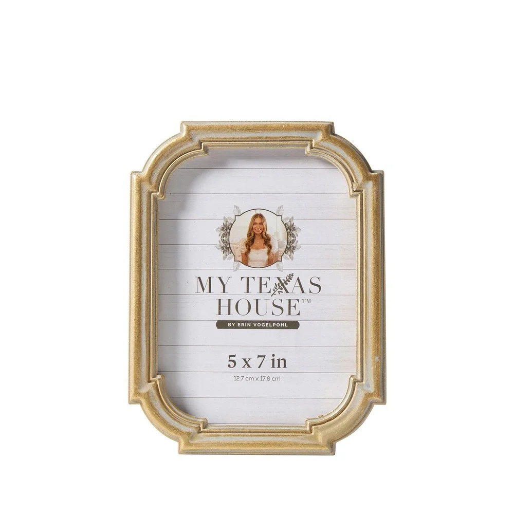 My Texas House 5x7 Gold Tabletop Picture Frame